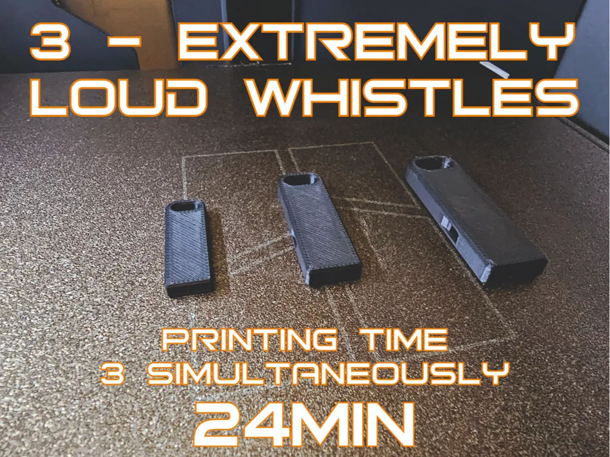 3D printed whistle
