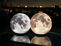 Moon Lamp 3D printed